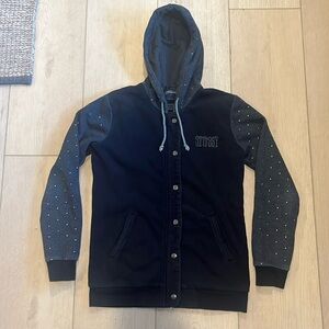 Stussy Hooded Sweatshirt Size Small